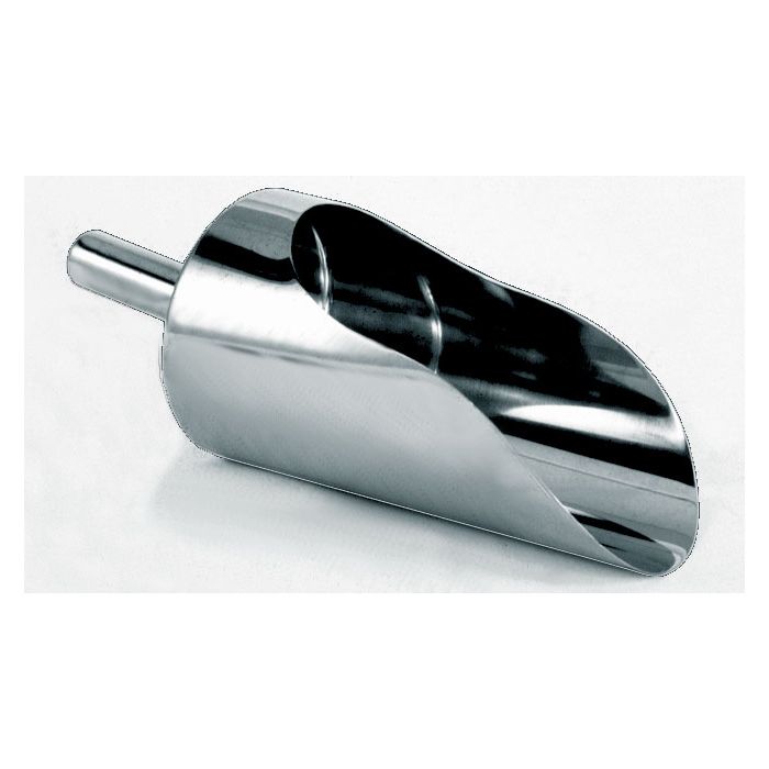 2 Quart Stainless Steel Scoop