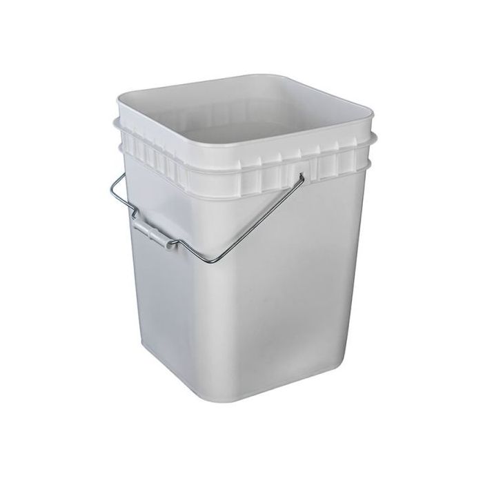 Square Pail White
