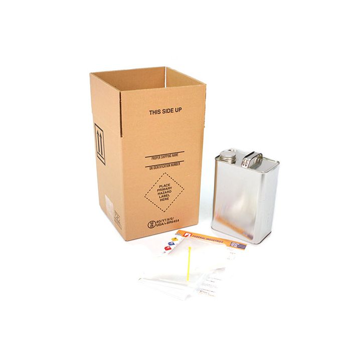 Air Packaging for Hazardous Materials With One - 1 Gallon F-Style Can