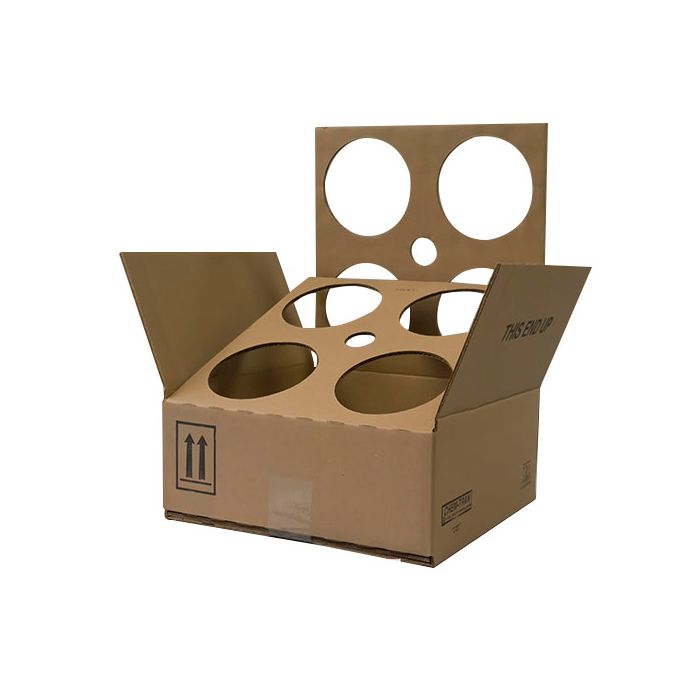 Hazmat Packaging Holds Four - 1 Gallon Cans