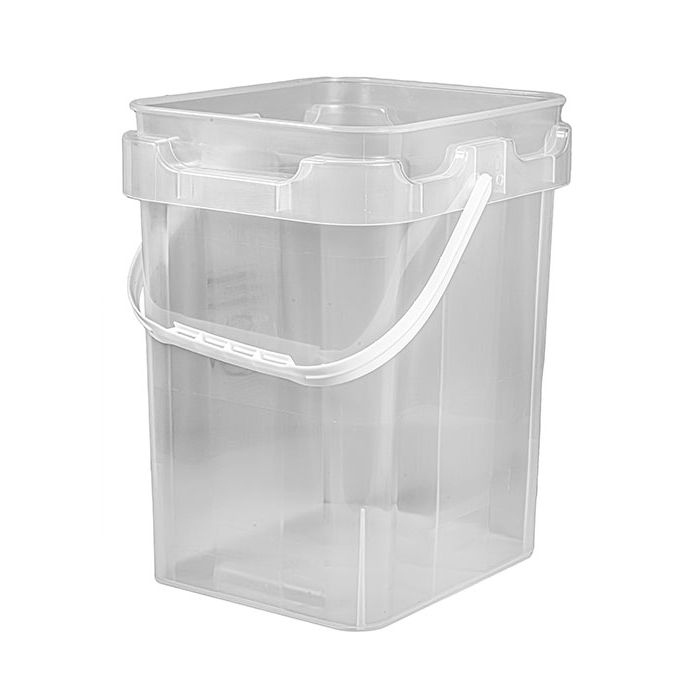 5 gallon clear plastic pail