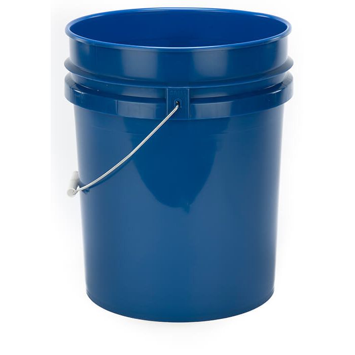 5 Gallon Open Head Plastic Pail -  Dark Blue