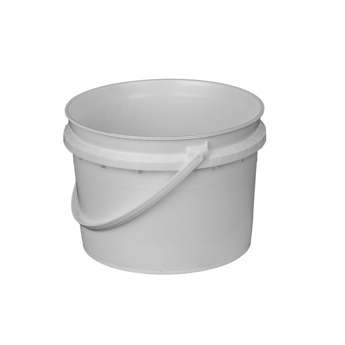 1 Gallon Round Plastic Container with Handle - IPL Industrial Series