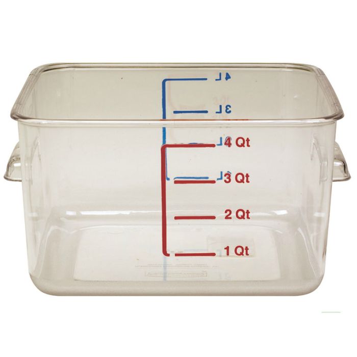 4 Quart Square Plastic Container - Rubbermaid® Food Storage
