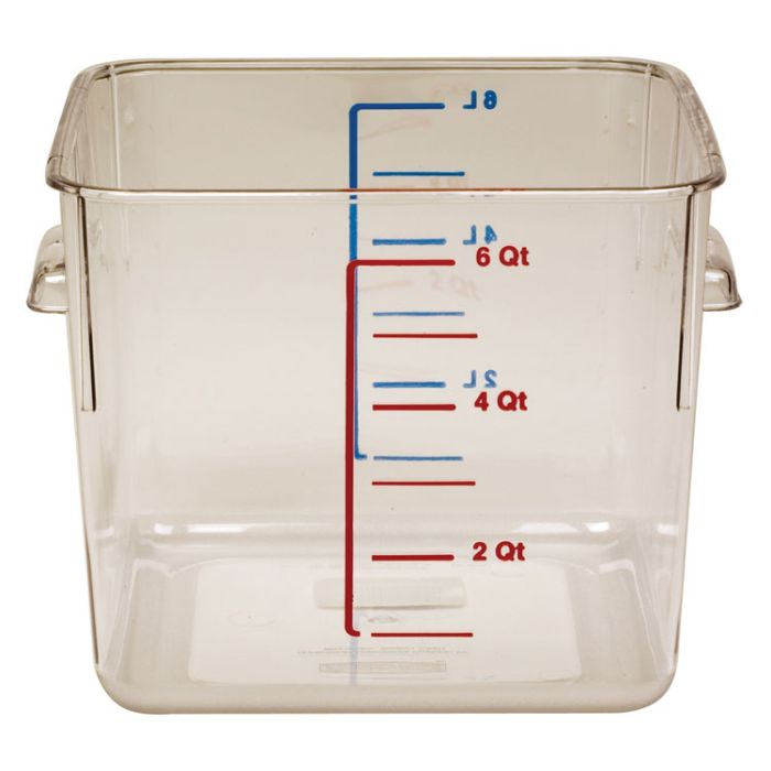 6 Quart Square Plastic Container - Rubbermaid® Food Storage