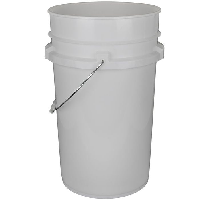 7 Gallon Plastic Utility Pail for FLEXSPOUT® Lid - Natural