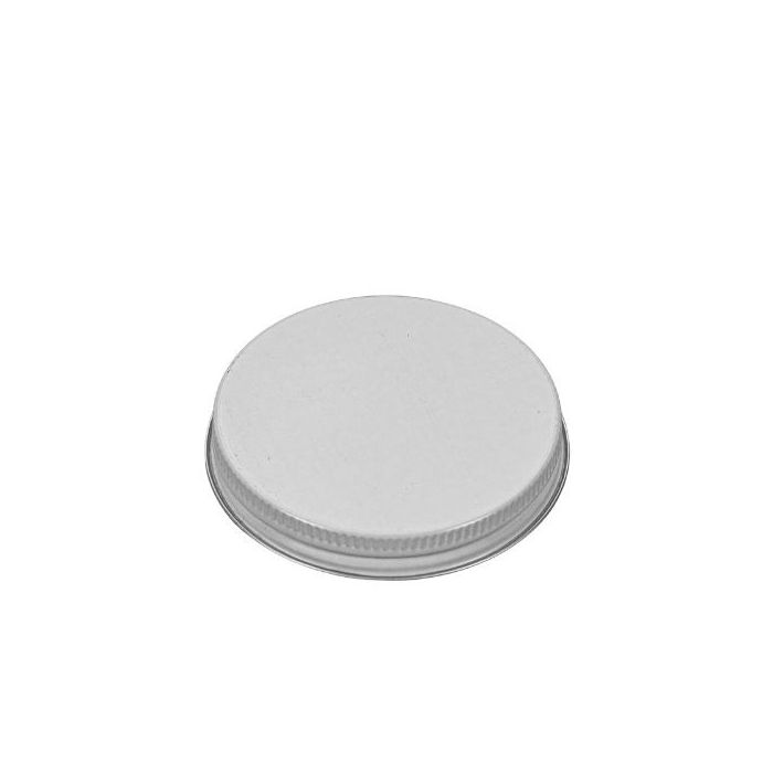 70-400 White Metal Screw Cap - Pulp/PE Liner
