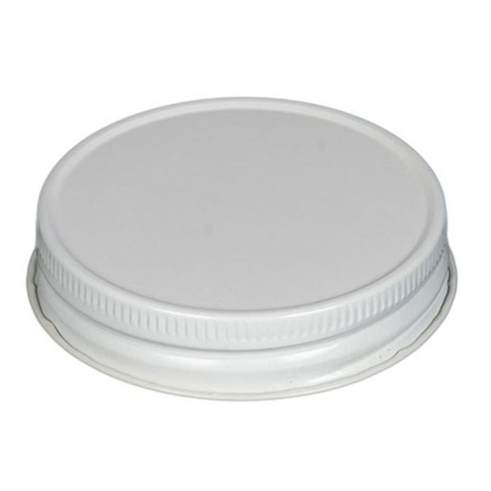 white canning lid