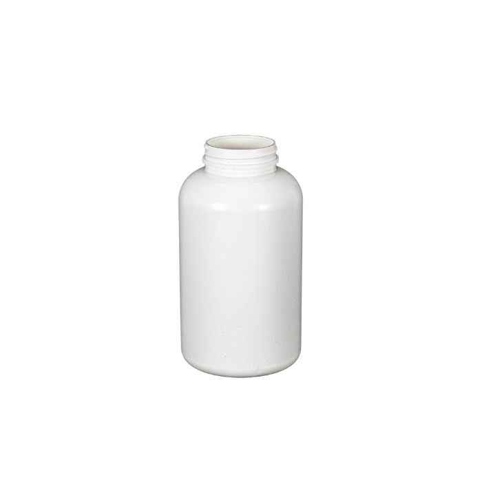 white 750CC HDPE packer bottle
