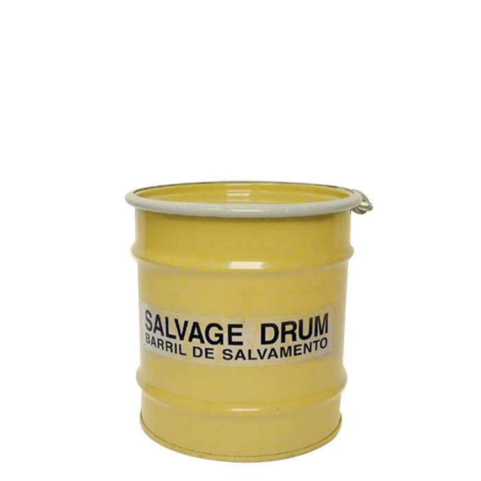 8 Gallon Steel Salvage Drum - Unlined