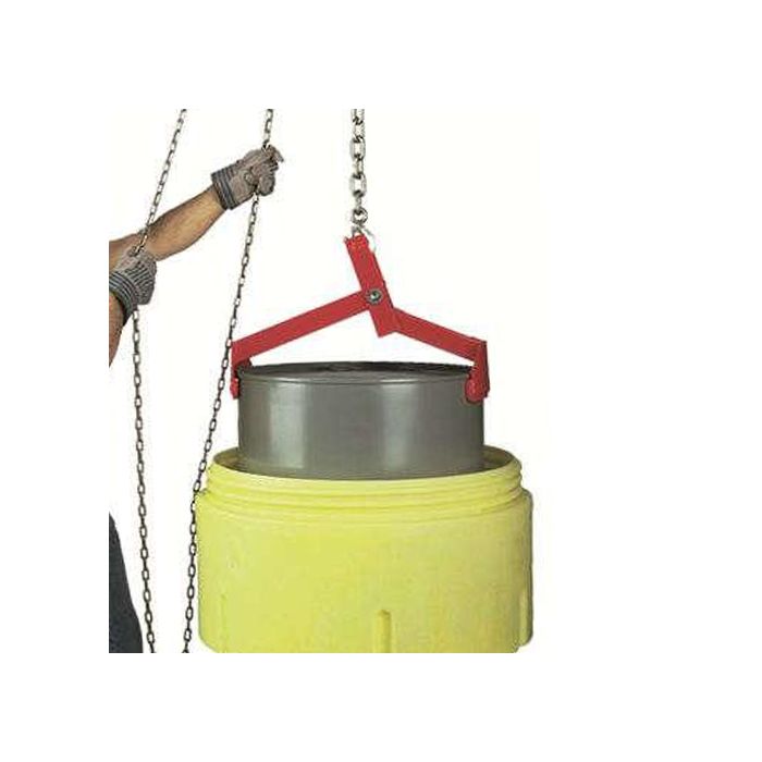Salvage drum lifter for 85 gal salvage drums