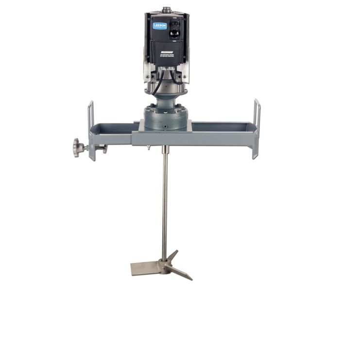 Gear Drive Bracket Mount Drum Mixers - 3/4 HP Variable Speed TEFC Motor