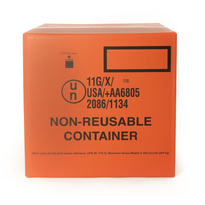 HAZMAT Cubic Yard Box with 5 Wall Corrugation