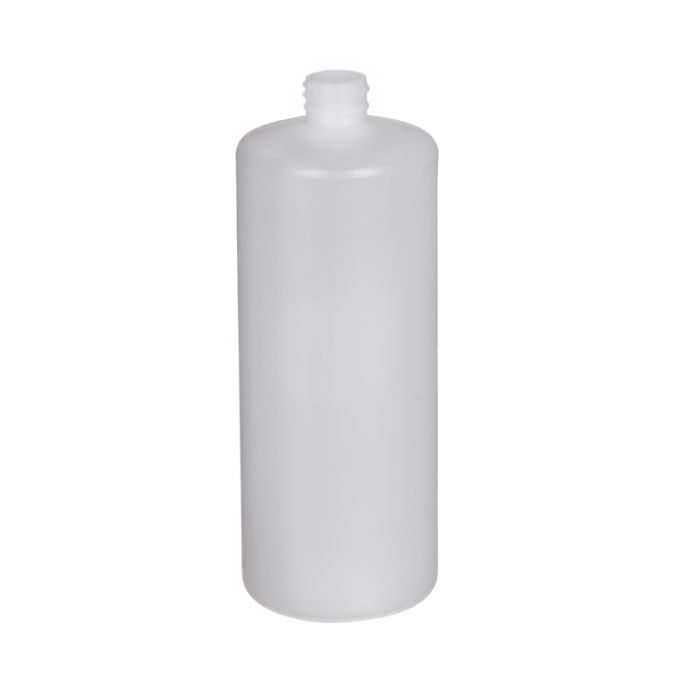 Plastic Round Cylinder Bottle – 32 oz.