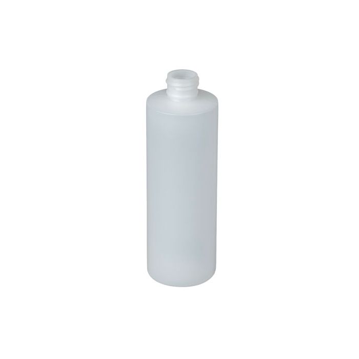 Plastic Round Cylinder Bottle – 8 oz.