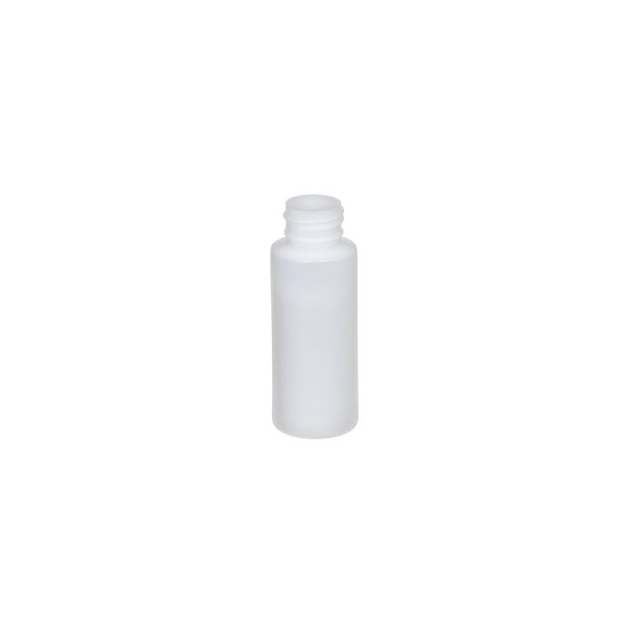 Plastic Round Cylinder Bottle – 2 oz.