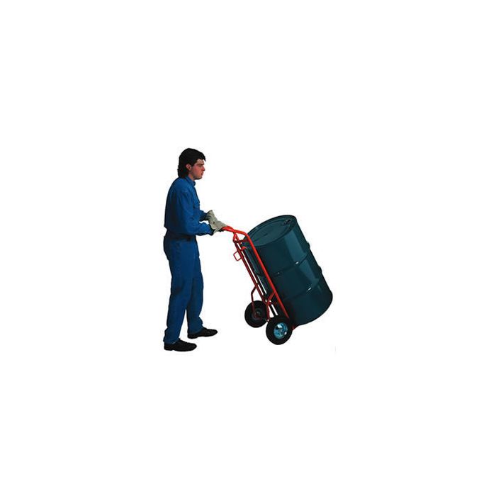 Combination Drum Hand Truck - Moldon Rubber Wheels