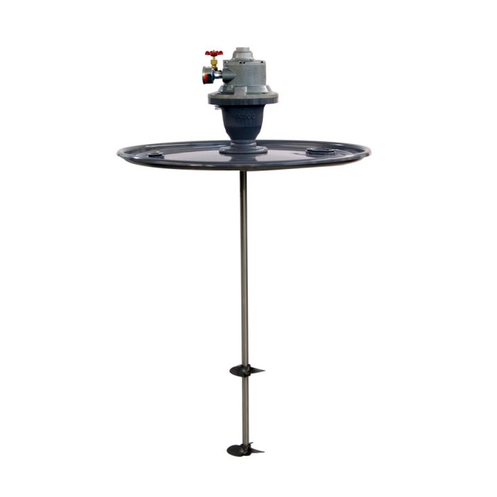 Direct Drive Drum Lid Mixers - 3/4 HP Air -2 Props 4 Inch Diameter