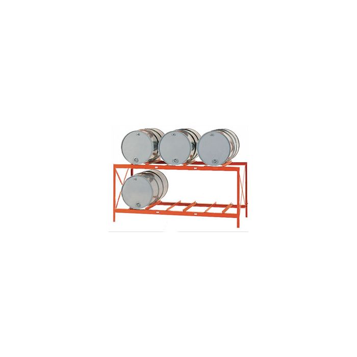 Permanent Storage Rack 6 Drums Horizontal Storage