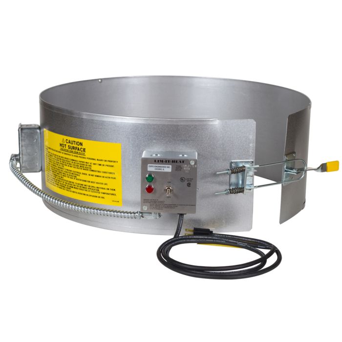 EXPO™ Electric Drum Heater - Pre-Set Thermostat - For 55 Gallon Plastic Drums