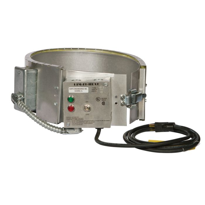 Electric Pail Heater - Pre-Set Thermostat - For Plastic Pails