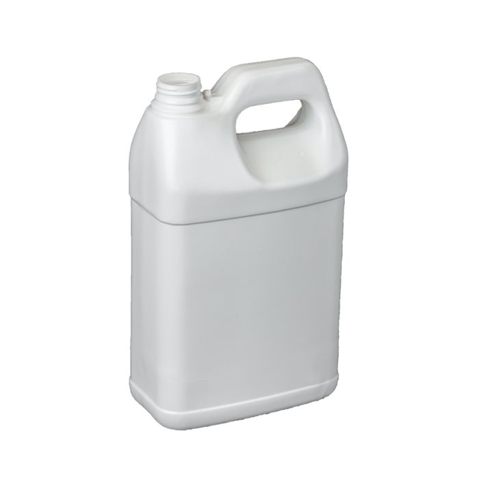 F-Style White HDPE Bottle – 1 Gallon