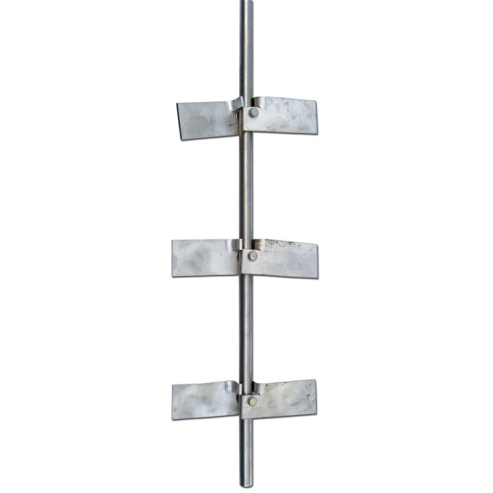 Folding Mixer Blade - Propeller - 27 Inch Long Shaft