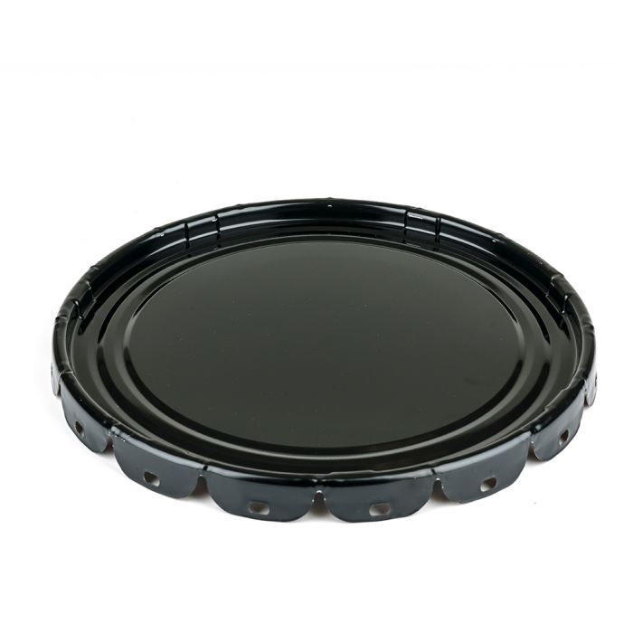 Plain Lug Cover For 5 Gallon Steel Pails - Black