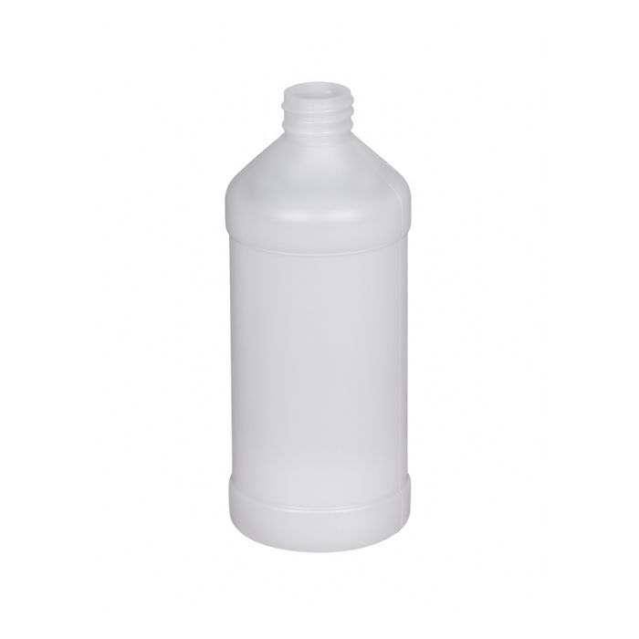 Plastic Modern Round Bottle – 16 oz.
