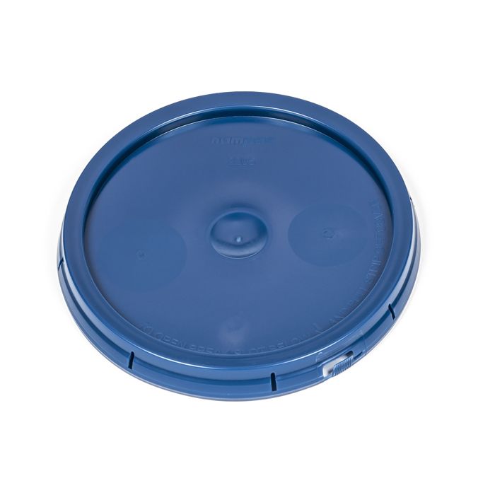 Plain Plastic Pail Lid with Tear Tab – Blue