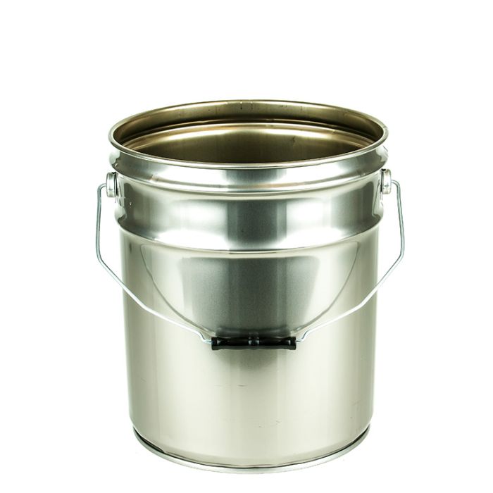5 Gallon Unpainted Open Head Steel Pail