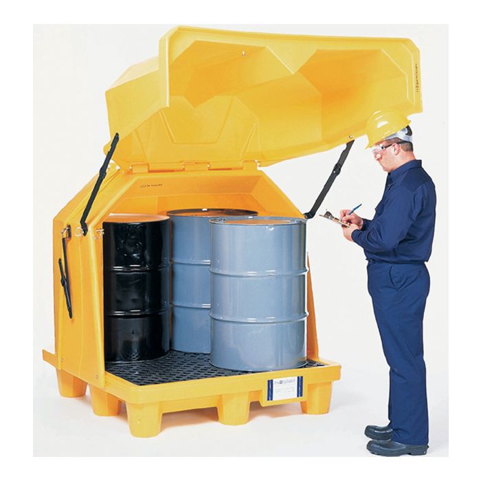Secure Secondary Containment Inside or Outside 4 Drum