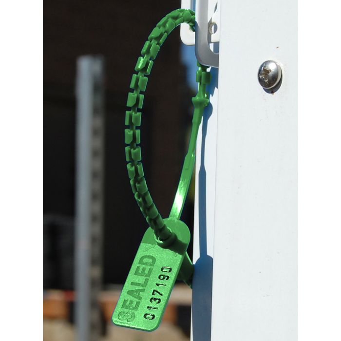 High Security Pull Tight Plastic Seals - 12 Inch - Green