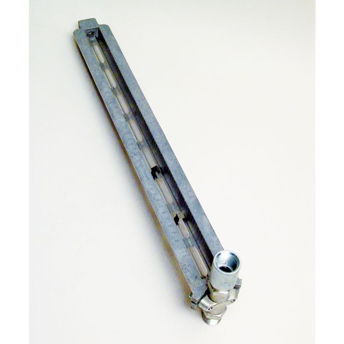 Calibrated Sight Gauges for Horizontal Drums - Stainless Steel Valve