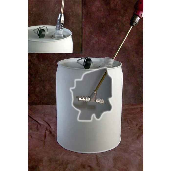 Swing T Barrel Mixer Blade - Propeller - 23 inch Long Shaft