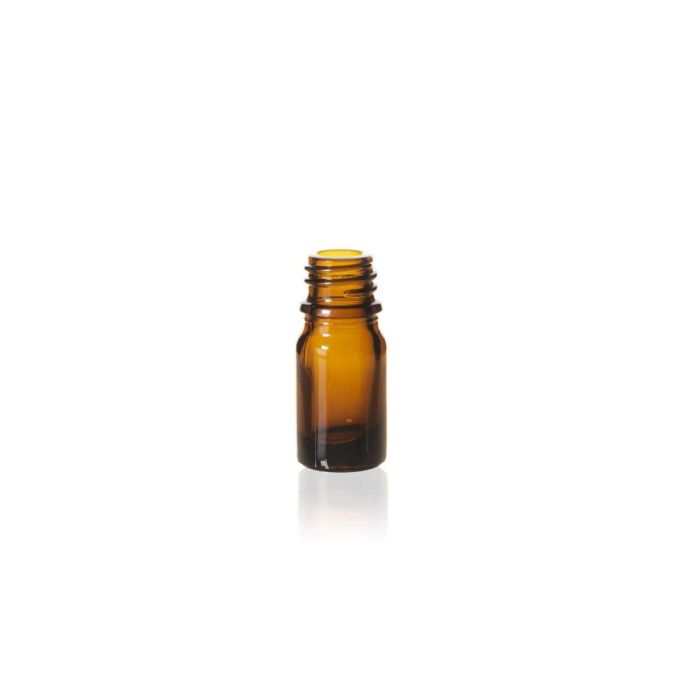 5 ml Glass Amber Euro Bottle, 18-415 without cap