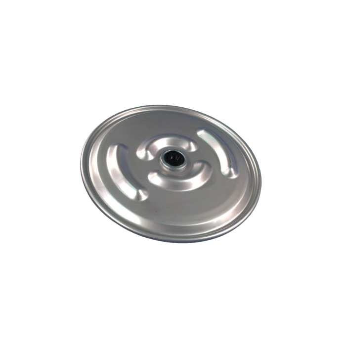 Stainless Steel Cover With Fusible Poly Vent Closure