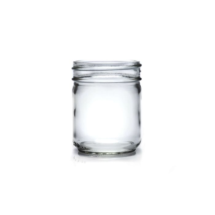 8 oz Glass Wide Mouth Jar