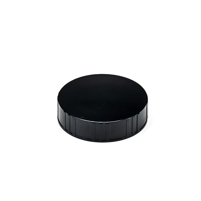 Black lid for glass bottle - 43mm