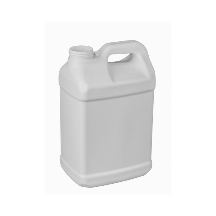 2.5 Gallon F Style Bottle, Poly, No Cap - White