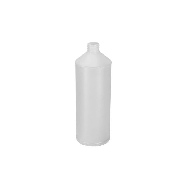 32 oz Natural HDPE Modern Round Bottle, 28-410
