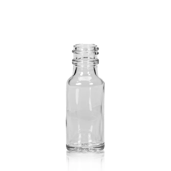 1/2 oz Clear Boston Round Bottle, 18-400