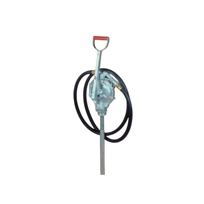Manual Diaphragm Pump With 8 Foot Hose and Discharge Nozzle