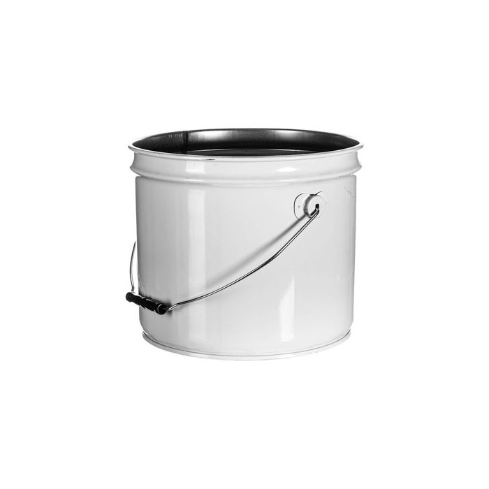 3.5 gallon open head steel pail with rust inhibitor lining