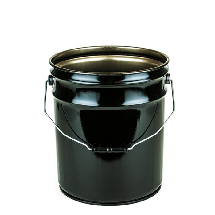 Black Steel Pail