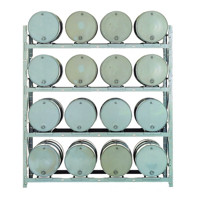 Convertible Rack Starter Unit - 16 Drums Horizontal Storage