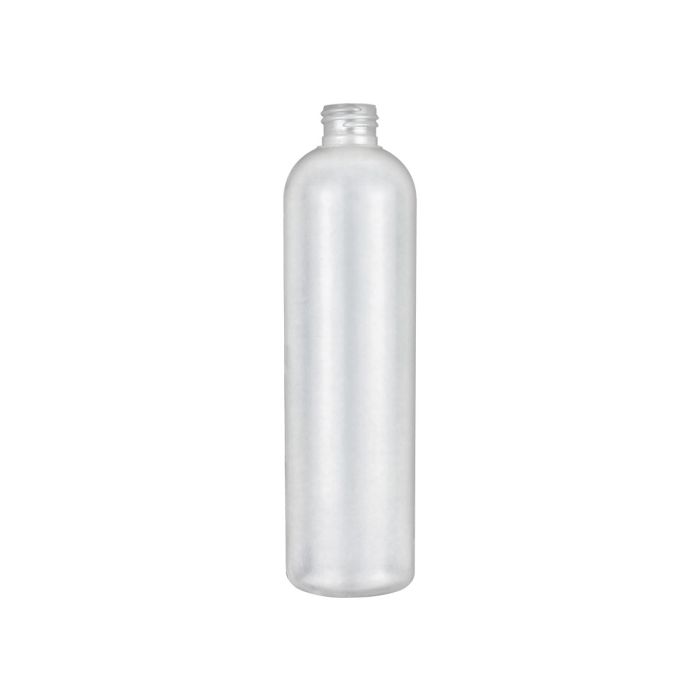12 oz Natural HDPE Cosmo Round Bottle