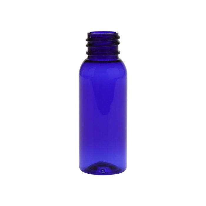 1 oz Blue PET Cosmo Round Bullet Bottle