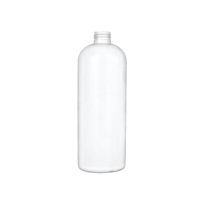 32oz HDPE White Cosmo Round Bottle