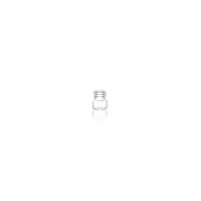 1/4 Dram Clear Glass Vial, 13-425